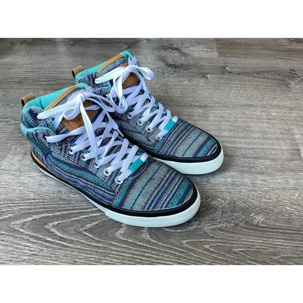 Converse All Star Bassline Mens Size 8 Sneakers 148863C MultiColor Hippie Casual